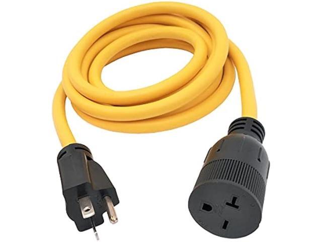 Parkworld 885750 NEMA 6-20 Extension Cord 6-20P to 6-20R (T Blade Female Also for 6-15R Adapter) 250V, 20A, 5000W (10FT)