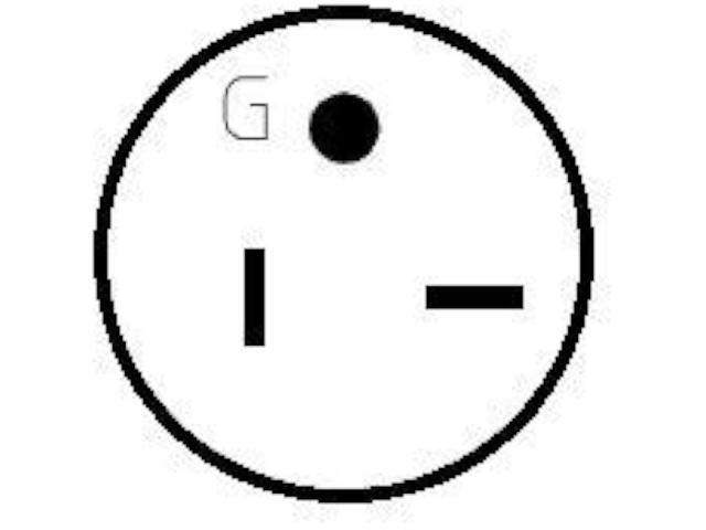 Parkworld 885736 NEMA 6-20 Extension Cord 6-20P to 6-20R (T Blade Female Also for 6-15R Adapter) 250V, 20A, 5000W (3FT)