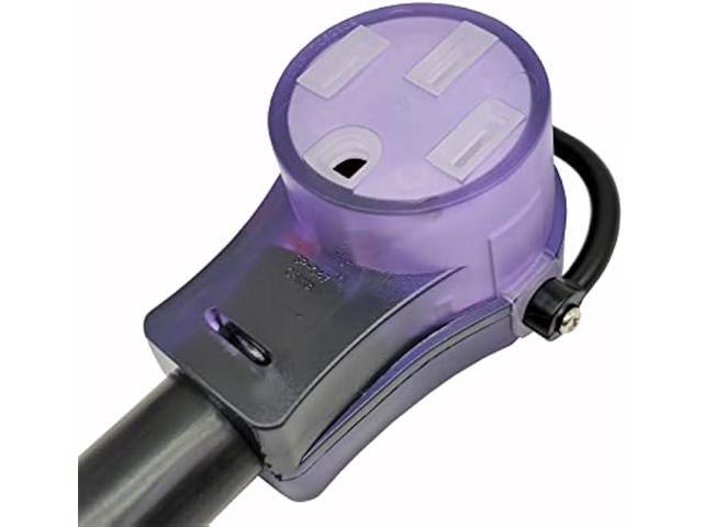 Parkworld RV/EV 50A Extension Cord, NEMA 14-50 Extension Cord, NEMA 14-50P to 14-50R Straight Plug for Generator (1.5FT)