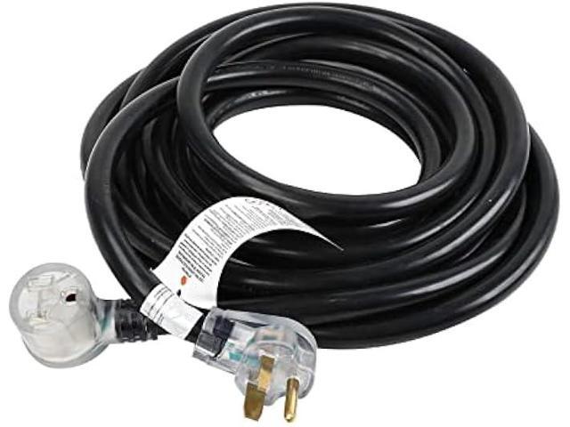 50FT 220V 50AMP Welder Extension Cord, 8 Gauge Heavy Duty Industrial NEMA 6-50 Welding Machine Cord with Lighted End for MIG TIG