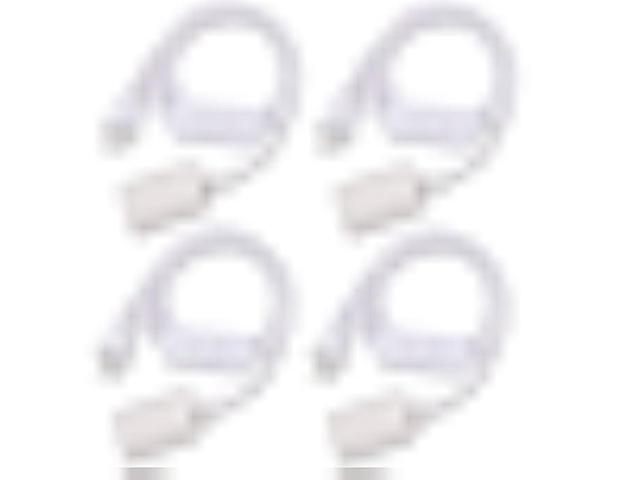 Swpeet 4 Pcs E26 Hanging Lantern Cord with On/Off Switch, Light Socket with 10.86 Inch Extension Cord Cable, White Pendant Light Socket Cord for...