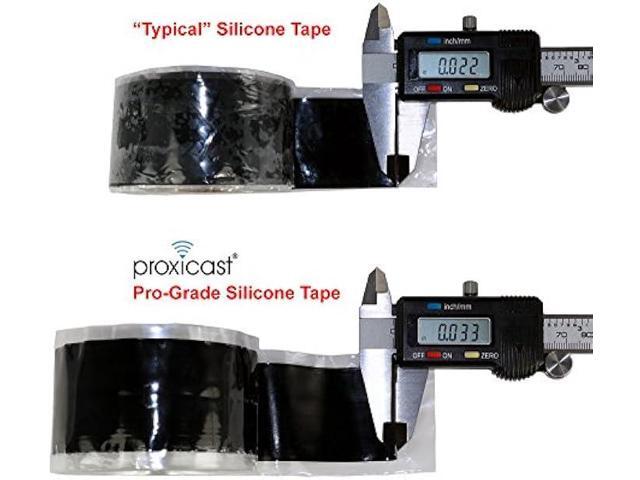 Proxicast Pro-Grade Extra Strong 30mil Weatherproof Self-Fusing Silicone Rubber Sealing Tape For Outdoor Antenna Coax & Electrical Cables,...