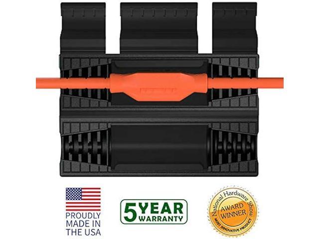 Twist and Seal Cord Protect (2 Pack) - Outdoor Extension Cord Safety Cover Connector and Weatherproof Electrical Protector Black