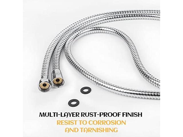 Shower Hose 96 inches Extra Long Shower Hose Extension Klabb Stainless Steel Shower Head Hose Extra Long Flexible and Durable with Brass Insert and...