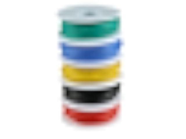 BOJACK 16 AWG Flexible Silicone Wire Electric Wire Hook up Wire Kit 300V Cables with Plus 20 4mm Heat Shrink Tubings and a Mini Wire Stripper(5...