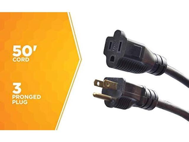 Woods 982452 50-Foot SJTOW Agricultural Outdoor Heavy Duty All- Weather Extension Cord; Oil Resistant Vinyl Jacket; Versatile Use; Powerful 15...
