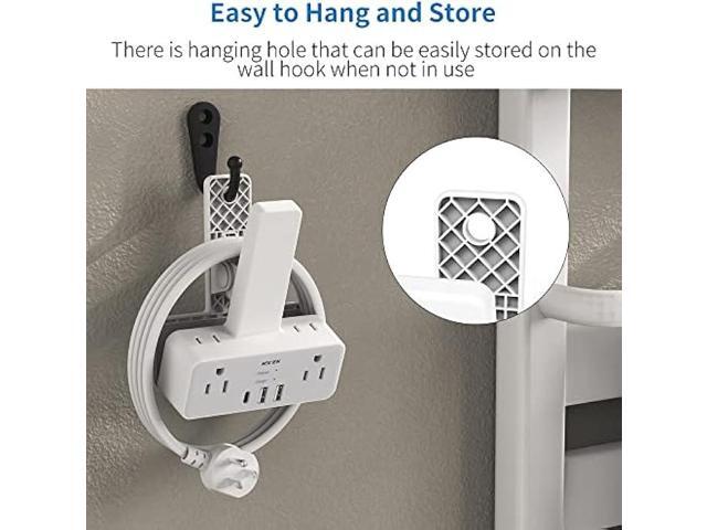 Desk Clamp Power Strip with USB Ports, Mscien 6FT Extension Cord with Multiple Outlets, Surge Protector Power Strip with 6 Outlet & 3 USB(1 USB C),...