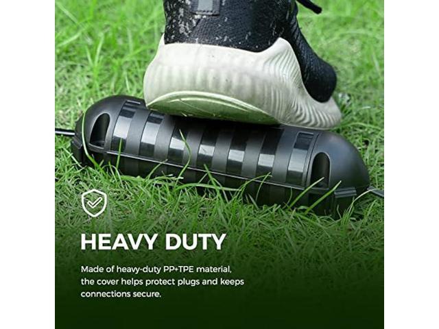 WELKIN 1-Pack Outdoor Extension Cord Cover, Water-Resistant Electrical Connection Box, Fits AWG12-18 Cords, Protects Outdoor Outlets, Plugs,...