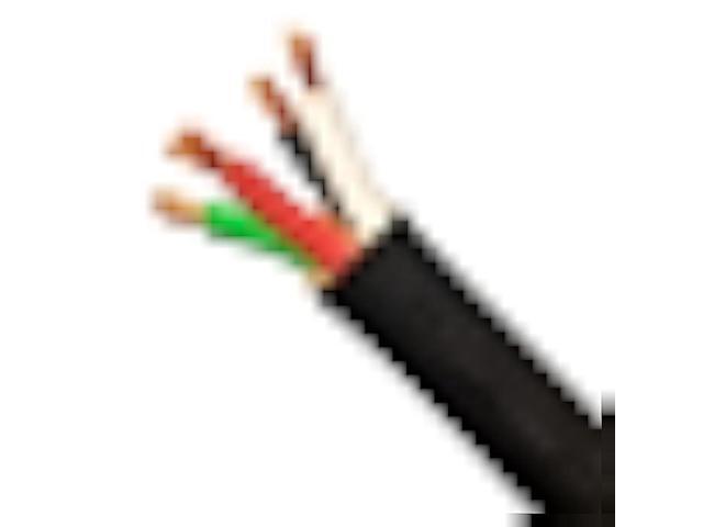 25 Feet 6/4 SOOW Cable Cord Wire - 6 Gauge 6 AWG 4 Conductor 600V Portable Power Extension Cord Cable with Ultra Flexible CPD Insulation Jacket