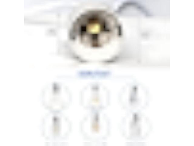 ABI E26 Light Bulb Socket to 2-Prong US AC Power Cord Adapter with On/Off Switch, 12 FT Cable (2 Pack)