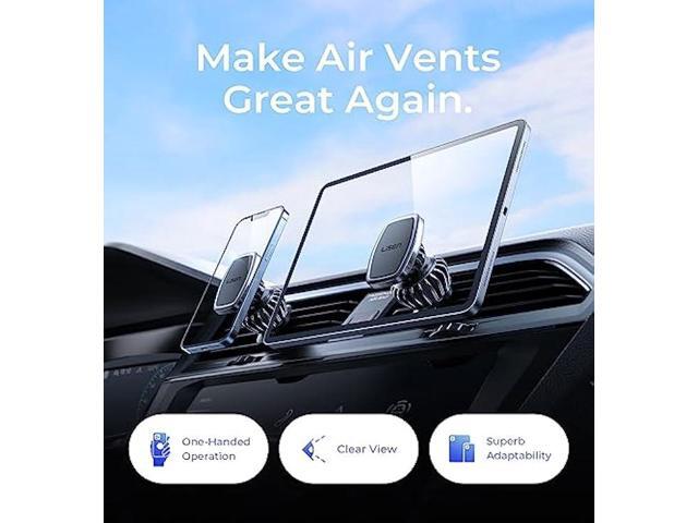 LISEN Magnetic Phone Holder Car Phone Mount Magnetic [Easily Install] Phone Mount for Car [6 Strong Magnets] Cell Phone Holder for Car Case...