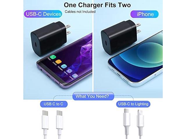 Galaxy S23 Charger Block USB Type C Power Plug 25W PD Super Fast Charging Wall Charger Adapter for Samsung Galaxy S23/S22/S21/Ultra/Plus/Note 20/10...
