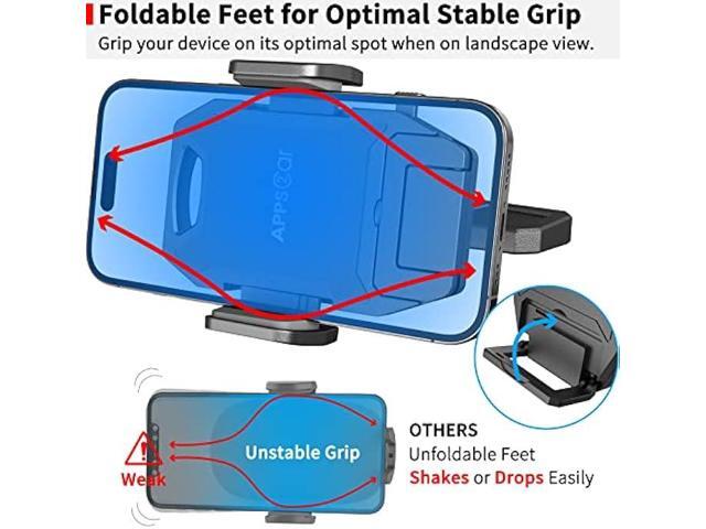 APPS2Car Sturdy CD Slot Phone Mount with One Hand Operation Design, Hands-Free Car Phone Holder Universally Compatible with All iPhone & Android...
