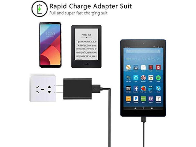Fast Charger for Samsung Galaxy Phone - Galaxy J8 J7 J6 J5 J4 J3 J2 J1 Prime Pro, J7 Sky Pro, 2018 2017 2016, S6 S7 Edge, LG Q6 K7, Nexus 6 5, Moto...