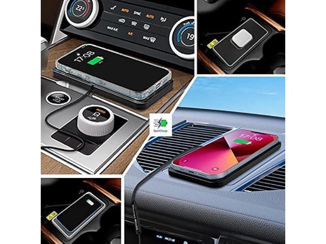 Wireless Charger, 15W Wireless Car Charger Charging pad Fast Wireless Phone Charger Cell Phone Wireless Charger pad Android Non Slip Wireless...