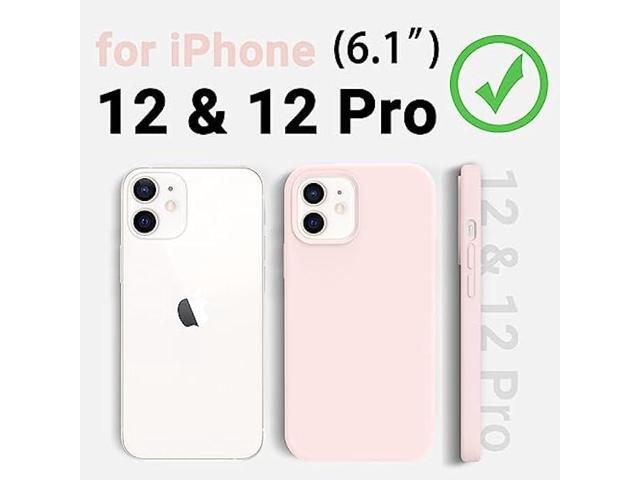 AOTESIER Compatible with iPhone 12 Phone Case and iPhone 12 Pro Case 6.1 inch,Silky Touch Premium Soft Liquid Silicone Rubber Anti-Fingerprint...