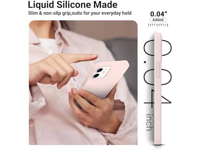 AOTESIER Compatible with iPhone 12 Phone Case and iPhone 12 Pro Case 6.1 inch,Silky Touch Premium Soft Liquid Silicone Rubber Anti-Fingerprint...