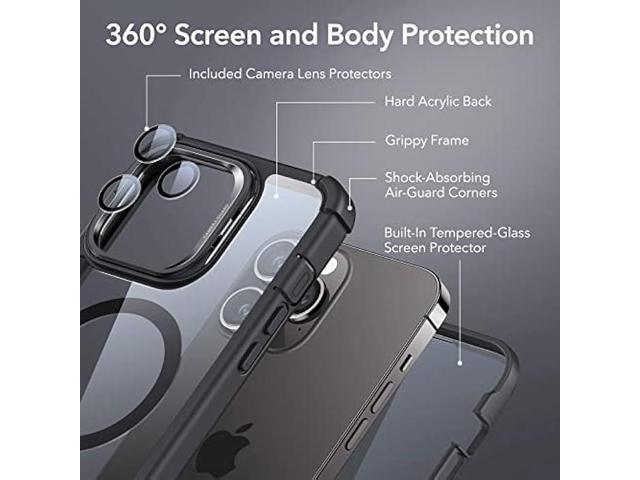 ESR for iPhone 14 Pro Max Case,Full Body Shockproof Case Compatible with MagSafe,Military-Grade Protection, Magnetic Phone Case for iPhone 14 Pro...