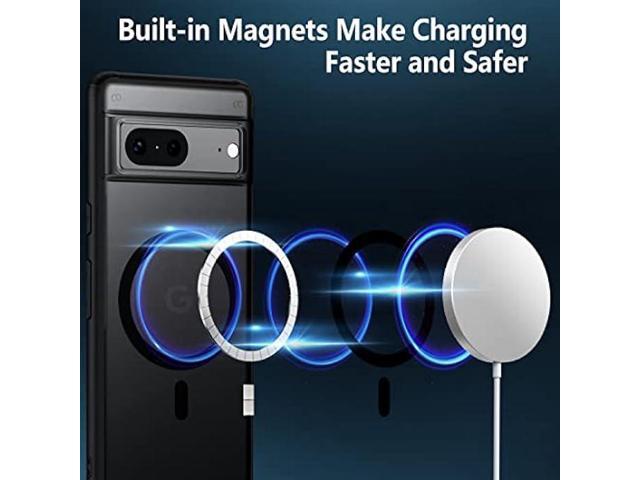 TIANNIUKE Magnetic Case for Google Pixel 7, Translucent Matte Anti-Fingerprint,Compatible with MagSafe,Slim Fit Shockproof Protective Phone Case...