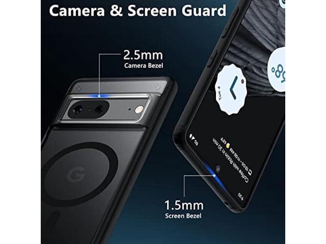 TIANNIUKE Magnetic Case for Google Pixel 7, Translucent Matte Anti-Fingerprint,Compatible with MagSafe,Slim Fit Shockproof Protective Phone Case...