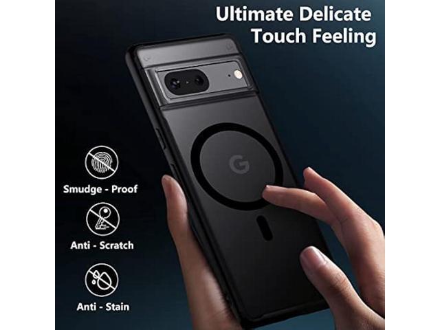 TIANNIUKE Magnetic Case for Google Pixel 7, Translucent Matte Anti-Fingerprint,Compatible with MagSafe,Slim Fit Shockproof Protective Phone Case...