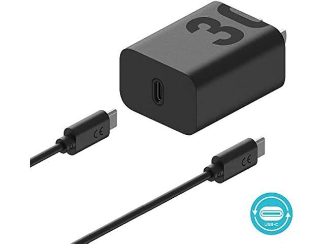Motorola TurboPower 30 USB-C Charger with 1m USB-C to USB-C Cable for Motorola Edge (2021/2022), Edge 5G UW, Edge+ (2022/2023), Edge Plus 5G UW...