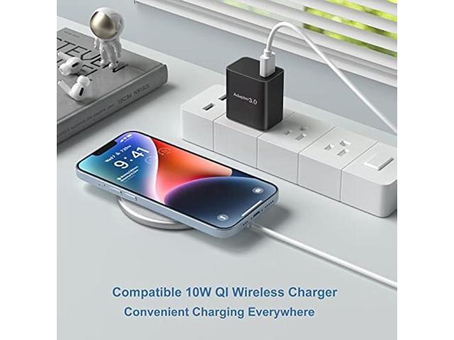 5-Pack USB Charger Block, OKRAY 18W Fast Charge 3.0 Adapter Quick Charging Block USB Wall Plug Power Charger Brick for iPhone 15/14/13/12/11/XR,...