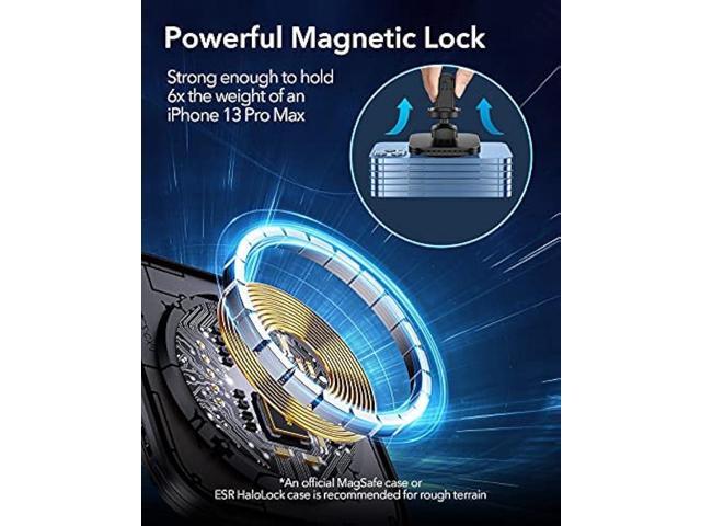 ESR Magnetic Wireless Car Charger (HaloLock), Compatible with MagSafe Car Charger, Air Vent Car Phone Holder Mount for iPhone 15/14/13/12 with 36W...