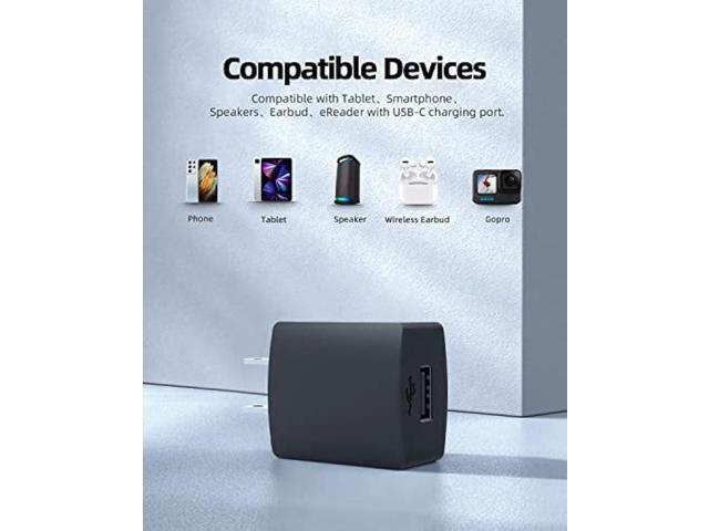 5Ft USB C AC Charger Fit for Samsung Galaxy A03S A02s A01 SM-A025 SM-A037 SM-S134 USB C Phone Fast Charging Adapter Supply Power Cord Cable