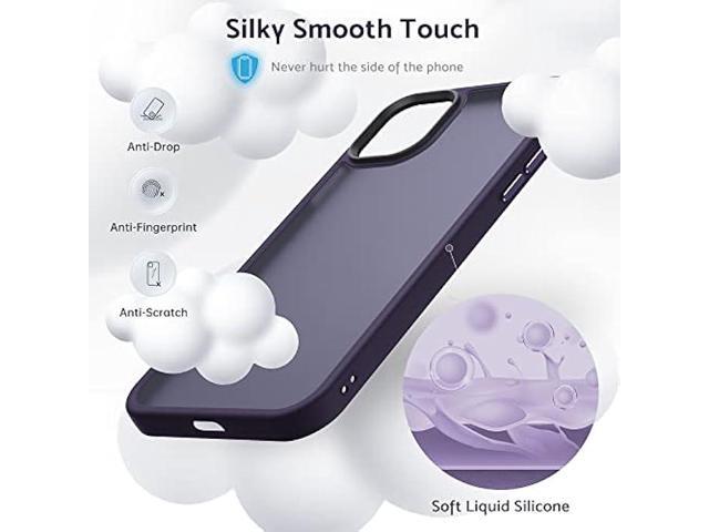 Anqrp Designed for iPhone 11 Pro Max Case, [Support Wireless Charging] Soft Silicone Slim Anti-Scratch Phone Case for iPhone 11 Pro Max 6.5 inch,...