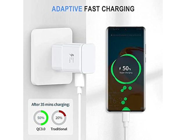 Fast Charger Compatible LG Stylo 4 G5 G6 G7 G8 V20 V30 V35 V30S V40 ThinQ Plus,Samsung Galaxy S8 Plus S9 S9+ S10 Active Note 8 Note 9,Moto Z Z2...