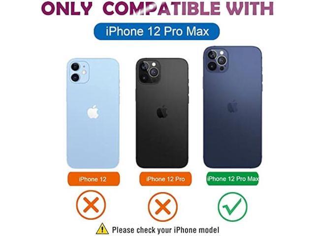 MGQILING Compatible with iPhone 12 Pro Max Magnetic Glitter Case, Luxury Plating Cute Bling Clear Phone Case, Compatible with MagSafe for Women...