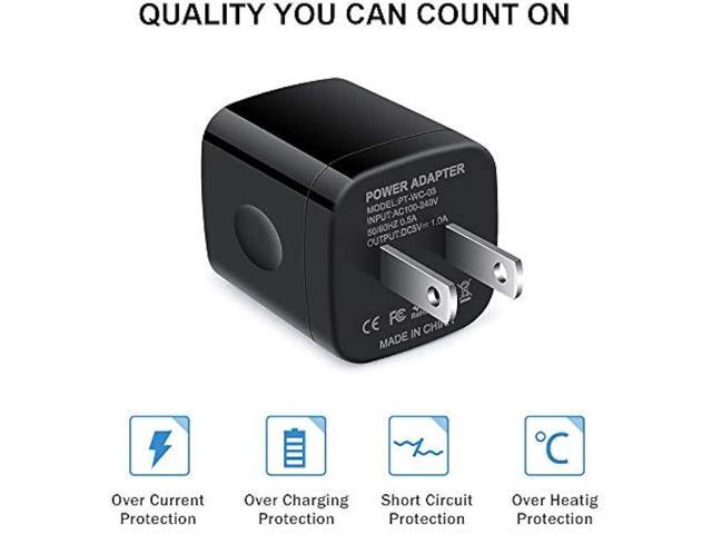 Fast Charger Block, Single Port USB Wall Plug for Phone 13 Charging Cubes 1A Power Adapter Compatible iPhone 12/11 Pro Max/XS/X/8/7/6/SE, Samsung...
