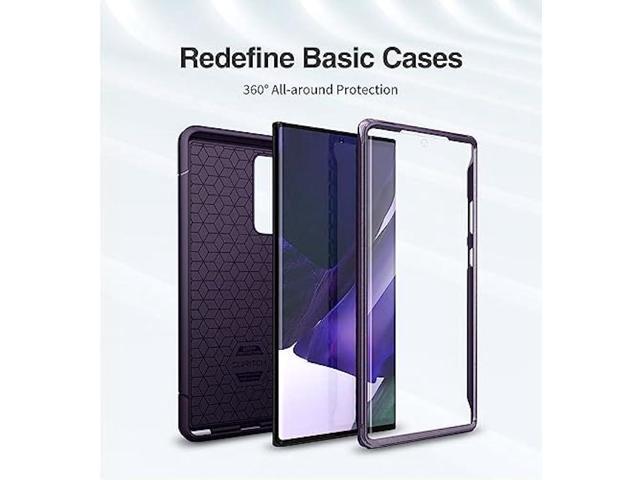 SURITCH for Samsung Galaxy Note 20 Ultra Case (Only) 6.9-inch, [2 Front Frames][Built-in Screen Protector] Full-Body Protective Rugged Heavy Duty...