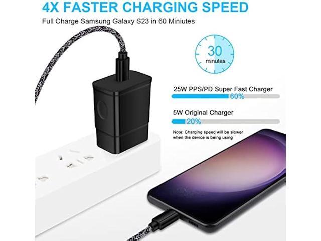 Super Fast Charger Type C, 25W Samsung Android Phone Charger for Samsung Galaxy A54 5G A14 5G S23 S23+ S23 Ultra S22 S21 S20 FE A03s A13 A53 A34...