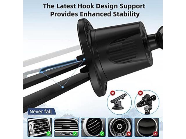 Magnetic Wireless Car Charger - Lekente MagSafe Car Mount Charger Compatible with iPhone 14/14 Plus /14 Pro Max /13/12 Pro Max Mini 15W Fast...