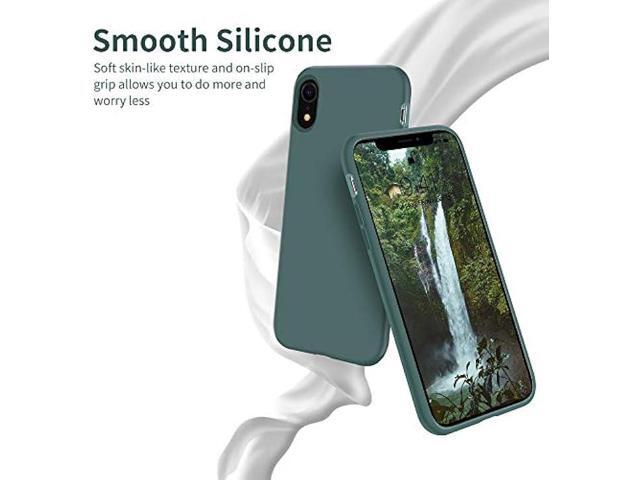 OTOFLY iPhone XR Case, [Military Grade Drop Protection] Premium Soft Liquid Silicone Rubber Full-Body Protective Bumper Case for iPhone XR 6.1 inch...