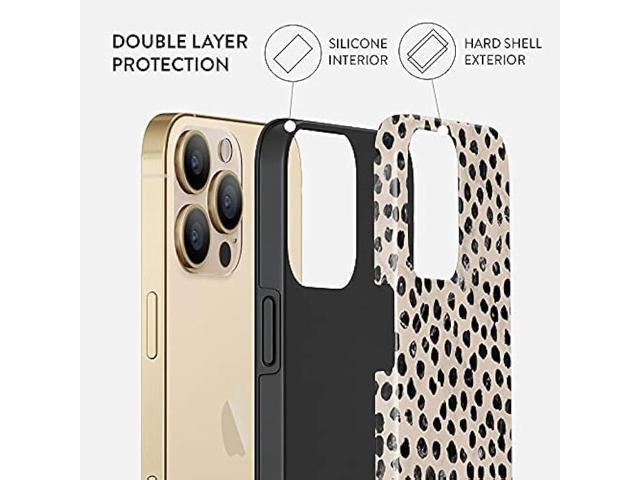 BURGA Phone Case Compatible with iPhone 13 PRO MAX - Wireless Charging Compatible, Hybrid 2-Layer Hard Shell + Silicone Protective Case, Heavy Duty...