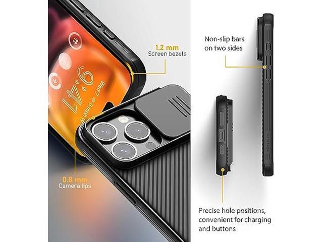 Nillkin for iPhone 15 Pro Max Magnetic Case with Camera Cover, Compatible with MagSafe, CamShield Pro Magnetic 15 Pro Max 5G Car Mount Case 6.7,...