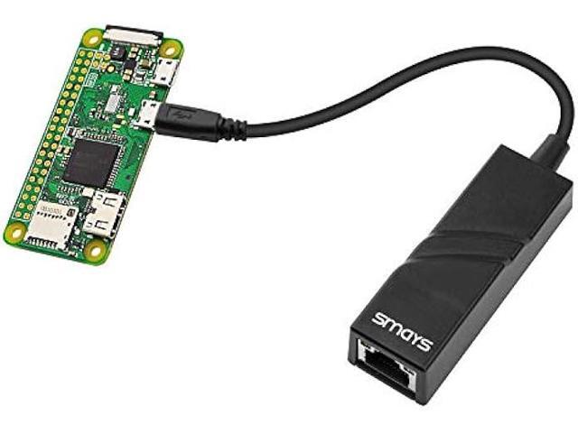 OTG Micro USB Ethernet Adapter for Linux Raspberry Pi Zero W, Windows 10 Tablet (Lenovo Miix 2 8), Android Samsung Galaxy Tab Pro 10.1 - RJ45...
