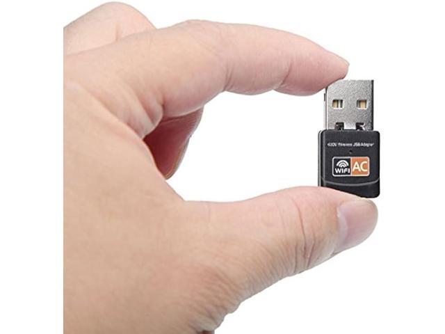 USB Wireless Adapter 600Mbps Realtek RTL8811CU Chipset Mini Type Dual Band 11AC WiFi Dongle IEEE 802.11 a b g n ac for Laptop Desktop IPTV USB 3.0...