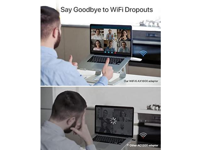 BrosTrend WiFi 6 AX1800Mbps USB WiFi Adapter Dual Band WiFi Dongle 5GHz 1201Mbps + 2.4GHz 574Mbps USB-3.0 Wireless Adapter 802.11ax WiFi USB...
