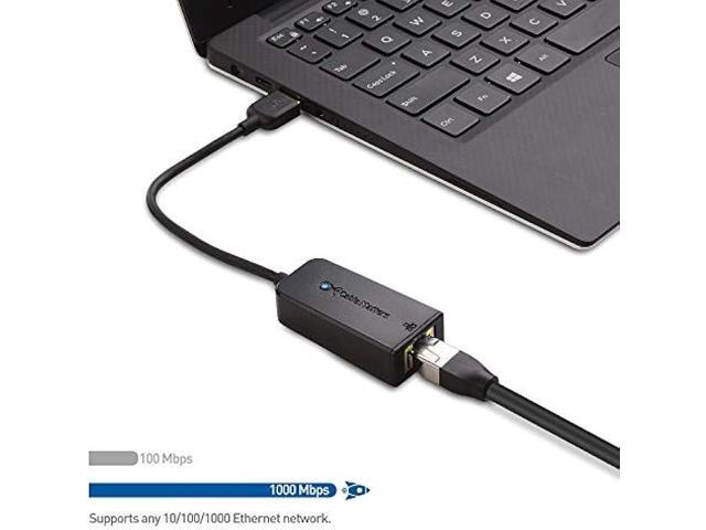 Cable Matters Gigabit USB to Ethernet Adapter for Switch Game Console and Laptop (Ethernet Adapter for NS, Ethernet to USB Adapter, USB 3.0 to...