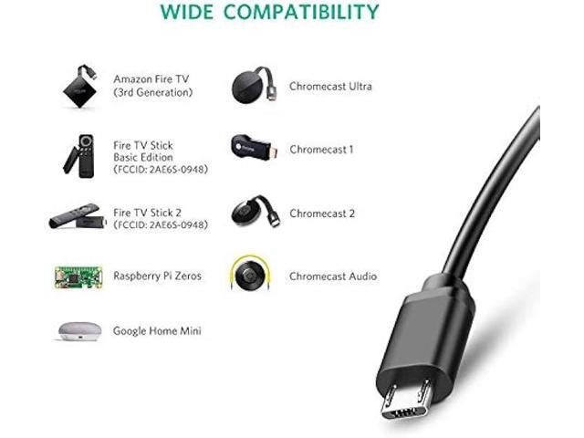Weixinke Ethernet Adapter for Fire TV Stick (2nd GEN), All-New Fire TV (2017), Chromecast Ultra / 2/1 / Audio, Google Home Mini, USB A to RJ45...