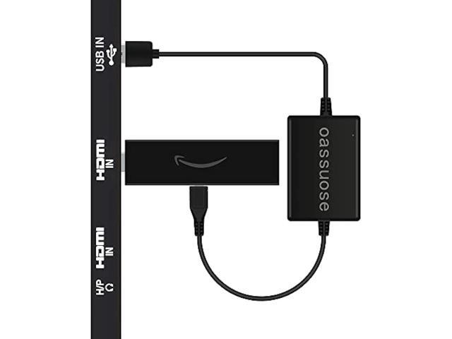 USB Power Cable Adapter for Fire TV Stick,Powers Streaming TV Sticks Directly from T V USB Port(Eliminates AC Adapter and Very Long Power Cable)