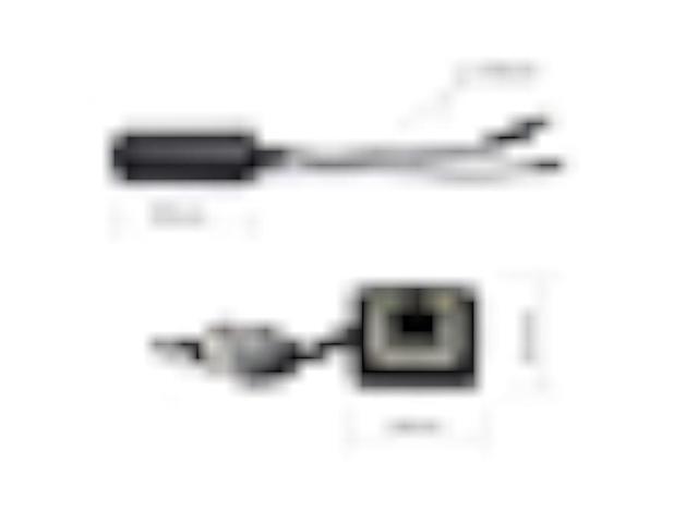 ANVISION 4-Pack 5V PoE Splitter, USB Type C, 48V to 5V 2.4A, IEEE 802.3af Compliant, 10/100Mbps