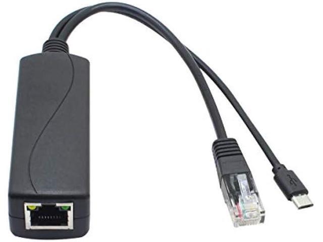 ANVISION 4-Pack 5V PoE Splitter, 48V to 5V 2.4A Adapter with Micro USB Plug, IEEE 802.3af Compliant, for IP Camera, Tablets, Dropcam or Raspberry...