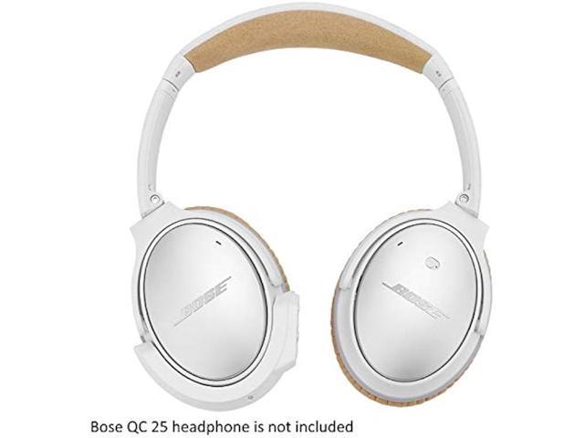YOCOWOCO Upgraded aptX Wireless Bluetooth Adapter for Bose QuietComfort QC 25 with Mic/Volume Control, White