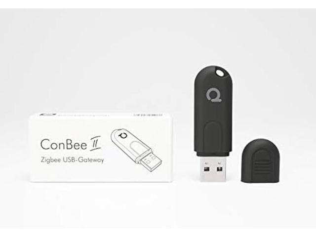 Phoscon ConBee II - Universal Zigbee 3.0 USB Gateway, incl. deCONZ & Phoscon App, Home Automation, Home Assistant, ioBroker, Zigbee2MQTT