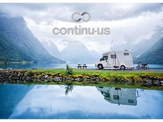 CONTINU. US Omni-Directional Amplified RV TV Antenna CA1500B Digital TV 360° Reception, 55 Mile Range, Power Amplified Recreational Vehicle HD...